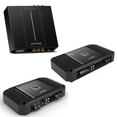 Alpine PXE-C60-60 Optim6 6-Ch. Processor w/ R2-A60F 4Ch. & R2-A150M Mono Amp Bundle
