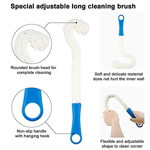 Flaschenbürste, Shisha-Reinigungsset Bürstenset zur Reinigung von Shisha Zubehör, Mehrzweck Reinigungsbürste, Benutzt… – Bild 5