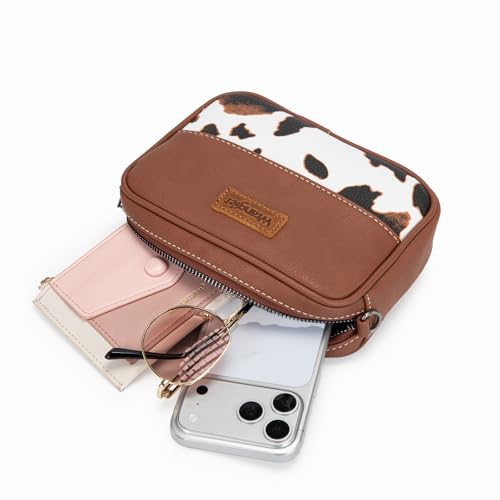 Image of Wrangler Small Crossbody Bags for Women Aztec Mini Purses with Guitar Strap | with Guitar Strap