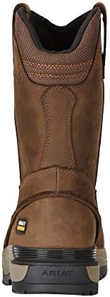 Ariat Mens MasterGrip Pull-On SD Composite Toe Work Boot Oiled Dark Brown 10.5 | Image 4
