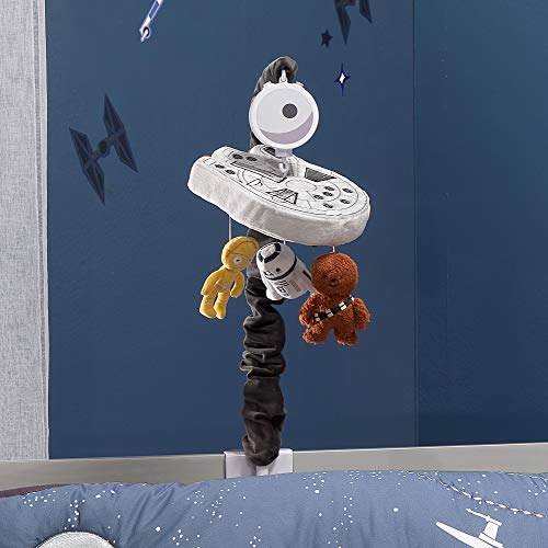 Lambs & Ivy Star Wars Signature Millennium Falcon Musical Baby Crib Mobile Toy #TOP6