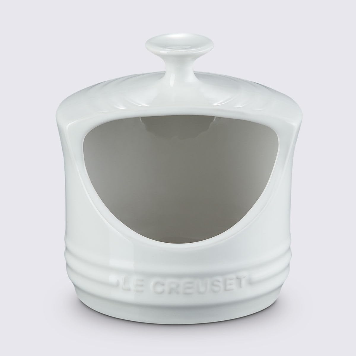 Le Creuset Stoneware Salt Crock, 10 oz., white
