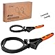Toolwiz Bandschlüssel-Set, 2-teiliges Ölfilterschlüssel-Set, universeller Gummi-Bandschlüssel als Glasöffner, Rohrschlüssel, Sanitär – Orange