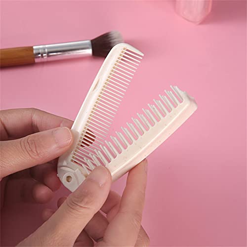 AKOAK 2 Peines Plegables de Plástico para Viaje miniatura 5