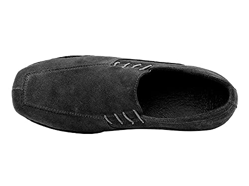Very Fine Ballroom Latin Tango Salsa Practice Dance Shoes For Men Sero102Bbx Slip-On Flat Heel + One Shoe Bag (Black Suede Men Size, Numeric_8_Point_5) #TOP4