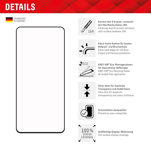 Verre de protection de qualité supérieure Displex Galaxy S23