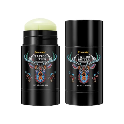 Tattoo Aftercare Butter Balm,Natural Organic Tattoo Cream Moisturizer for Old & New Tattoos Healing...