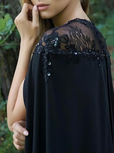 Sheath/Column Elegant Wedding Guest Dress Formal Evening Dress Stretch Fabric Floor Length Short Sleeve 20244