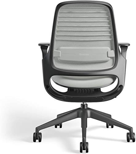 Image of Steelcase Series 1 Work Office Chair - Nickel, Hard Floor Casters