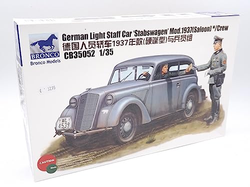 Modèle Kit German Light Staff Car Bronco Models cb35052 pour création diorama militaire 1937