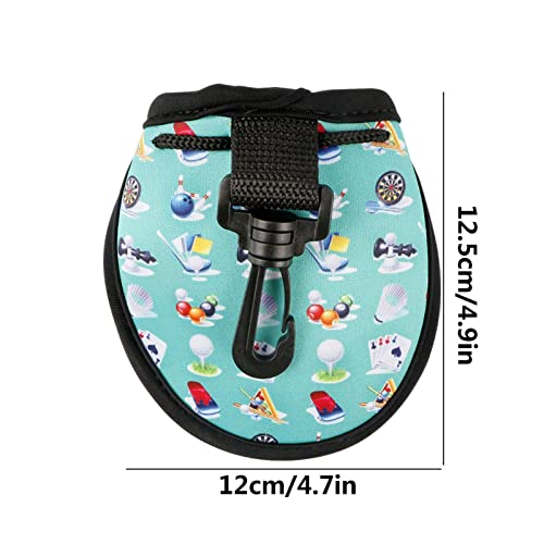 Titular da cintura da golfe,Bolsa objetos golfe gancho cintura para homens - Suporte portátil para b