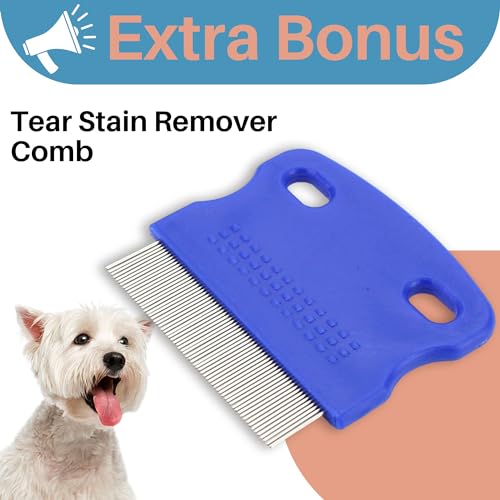 Dog Eye Wipes – 120Ct Tear Stain Remover for Dogs and Cats – 3.15″ Presoaked Eye Wash Pads – Unscented Pet Eye Wipes for Remove Discharge and Crust Dog Eye Wipes – 120Ct Tear Stain Remover for Dogs and Cats – 3.15″ Presoaked Eye Wash Pads – Unscented Pet Eye Wipes for Remove Discharge and Crust