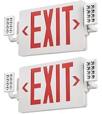 TORCHSTAR LED Exit Sign, Emergency Exit Light with Battery Backup