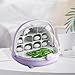 Baoblaze Silkworm Growth Box Small Animal Breeding Case Detachable Compartments Clear Reptile Feeding Box Silkworm Hatching Container, Violet