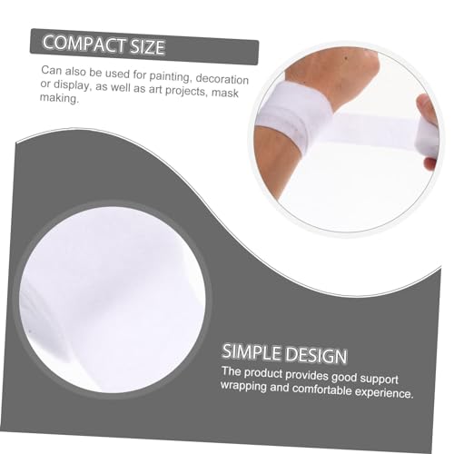 FRCOLOR 12 rollos de vendajes elásticos de algodón desechables para yeso, transpirables, flexibles y convenientes para uso diario miniatura 7