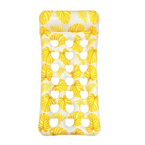 Flotteur de bain gonflable et pliable pour bronzage et fêtes aquatiques
