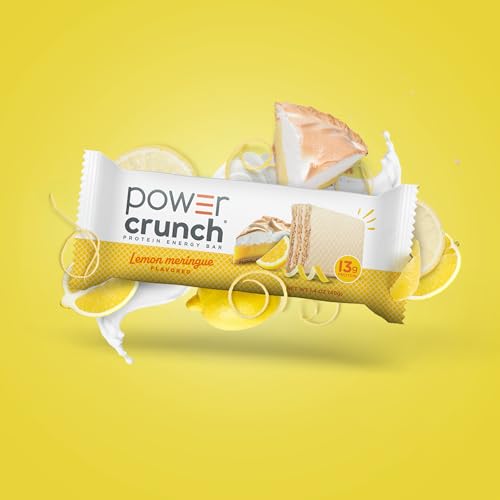 Image of Power Crunch Protein Energy Wafer Bars, Lemon Meringue, 1.4 Ounce (12 Count)
