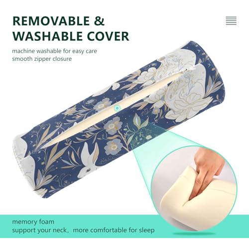 Almohada Espuma Viscoelástica Cilíndrica 43.2 cm x 13.97 cm miniatura 4