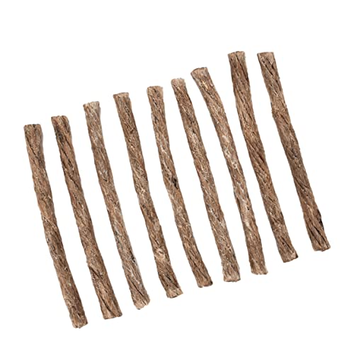 Mipcase 20Pcs Portable Rope Fire Starter for Outdoor Barbecue Camping and Picnics Wax Coated for Wind Resistance Compact Safe Ignition