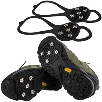 Ordercos 1セット アイゼン 滑り止め 靴 雪 氷 靴底 取り付け スパイク 簡単装着 雪道 凍結 かんじき Ordercos アイゼン Ordercos 1セット アイゼン 滑り止め 靴 雪 氷 靴底 取り付け スパイク 簡単装着 雪道 凍結 かんじき Ordercos アイゼン