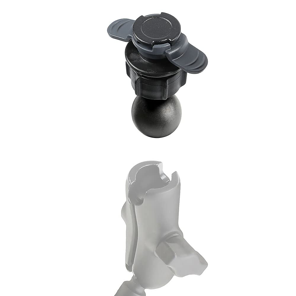 Lampa 90555 Titan Opti Ball Head, Złącze DuoLock z kulką 25 mm / 1" Kompatybilny z obudowami Opti Line, Czarny