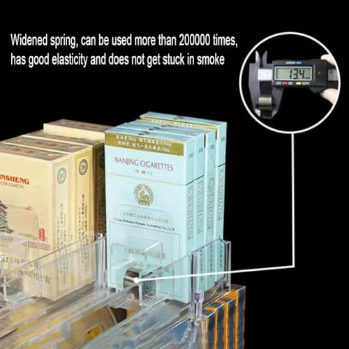 Expositor de acrílico para cigarrillos automático con dos capas 5