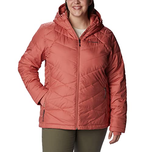 Image of Columbia Women's Omni-Heat Reflective Heavenly Hooded Hiking & Trekking Down Standard Length Jacket