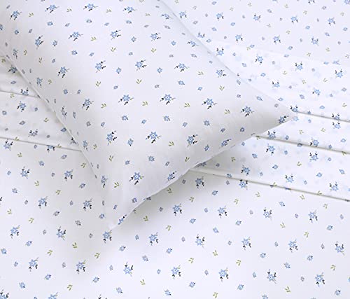 RUVANTI 100% Cotton Twin Sheets, Percale Weave Twin Sheet Set, Phulkari by RUVANTI - Used condition - Image 4