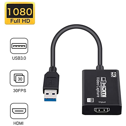 Carte de capture vidéo Full HD 1080P boîtier d'acquisition USB 3.0 compact x3
