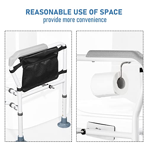 Ksitex Toilet Safety Rails And Frame, Toilet Handles For Elderly, Toilet Supports For Seniors, Handicap Heavy Duty Grab Bar #TOP5