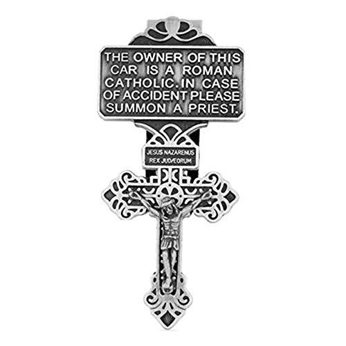 Catholic Visor Clip For Protection While Driving | Beautiful And Traditional Design | Makes A Great Gift For Teens And New Drivers | More Than 10 Designs Available #TOP21