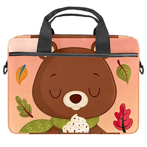 Sacoche PC portable motif ours avec glace le compagnon idéal pour le bureau et les cafés