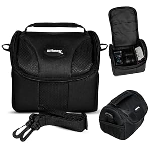 Ultimaxx Small Carrying Case/Gadget Bag for Sony, Nikon, Canon, Olympus, Fuji, Pentax, Panasonic, Samsung,Leica, Kodak & Many More Cameras & Camcorders