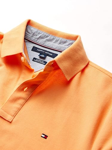 Image of Tommy Hilfiger Men's Short Sleeve Cotton Pique Polo Shirt in Classic Fit