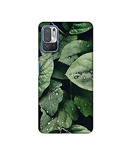 Image of Amazon Brand - Solimo Designer Leafs 3D Printed Hard Back Case Mobile Cover for Mi Redmi Note 10 5G