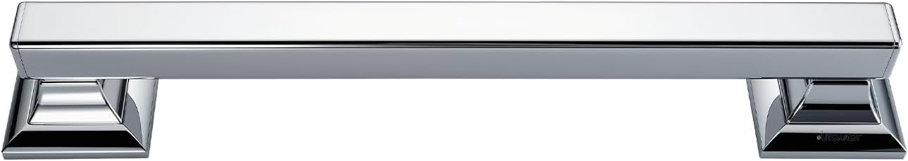 Joyrain Stainless Steel Square Grab Bar - ADA Compliant 500lb Weight Limit, 16/24/32 Inch Bathroom Safety Rail for Seniors & Disabled (Chrome, 32 inch) Chrome 32 Inch