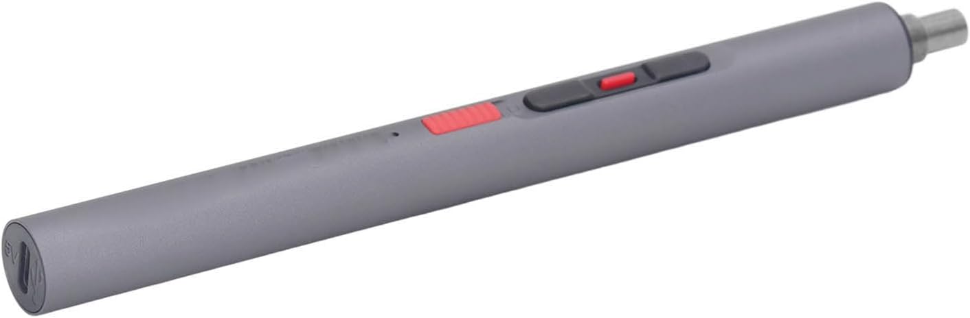 Electric Screwdriver with 3 Gear Adjustable , High Accuracy Magnetic Mini Screwdriver with Smart LED Screen, LED Lighting, Long Battery Life, for Glasses Camera Drone Laptop