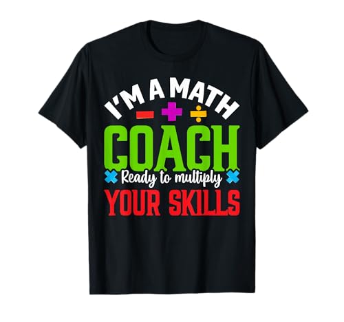 Funny Math Coach Mathematics T-Shirt