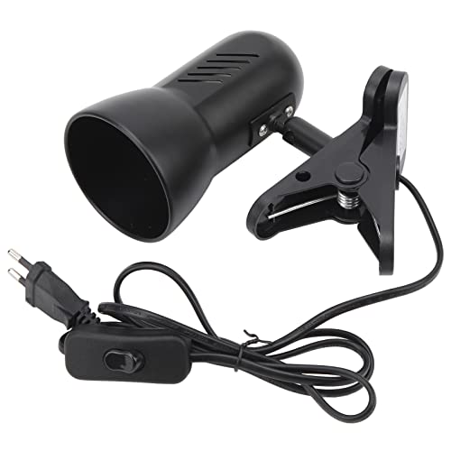 Lampe de travail à pince LED orientable à 360° avec douille E27 et prise UE