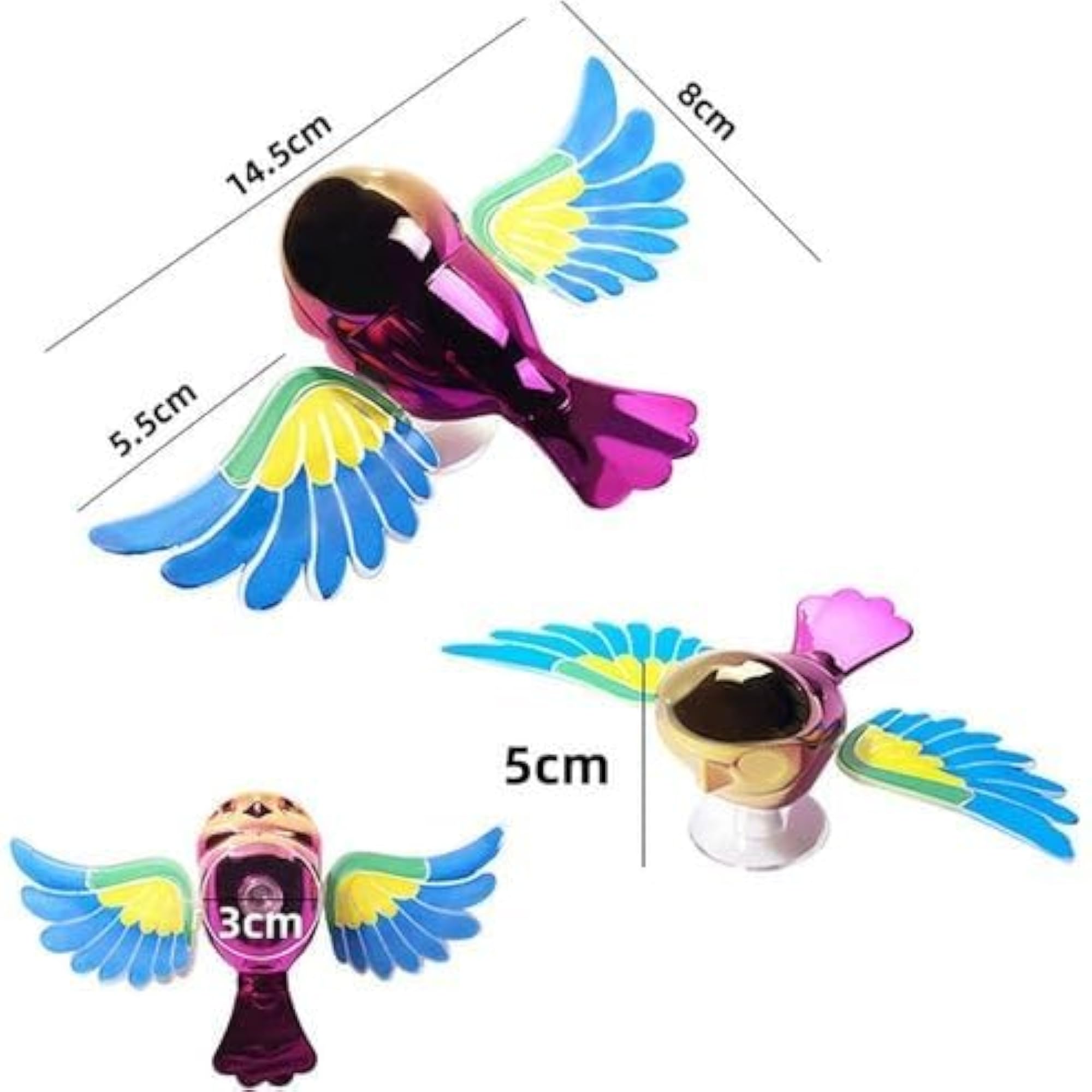 Flying Bird with Flapping Wings Car & Bike Decoration