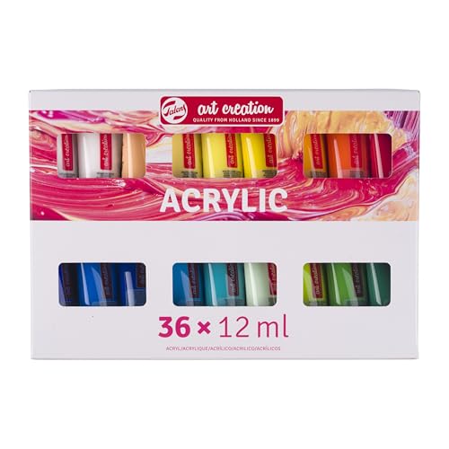 Talens Art Creation Kit de peinture acrylique 36 x 12 ml