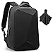Produktbild MARK RYDEN Anti-Diebstahl-Rucksack mit USB-Anschluss TSA Lock Rucksack mit USB-Anschluss mit Regenmantel Laptop-Rucksack 15,6 Zoll für die Reisen, Schule, Geschäft (Black-Diamond-Form)