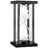 Hourglass Timer 30/60 Minutes Wood Sand Hourglass Clock for Creative Gifts Room Decor Office Kitchen...