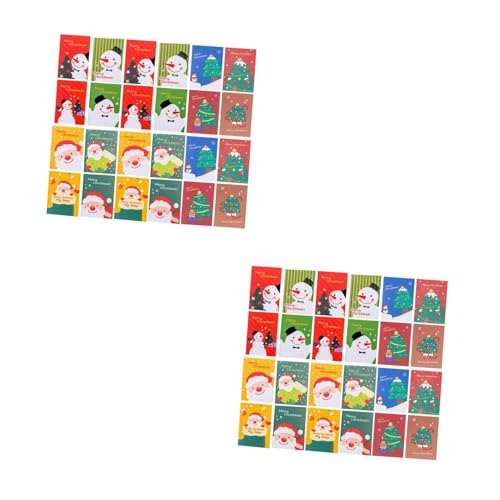 Carnet de notes de poche Noël petits cahiers pour calendriers de l'Avent