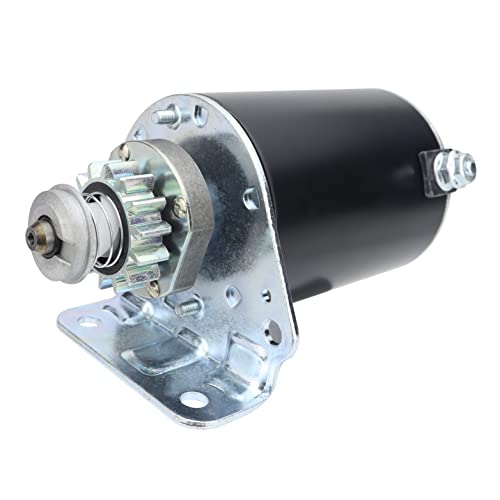 693551 Starter for Briggs & Stratton 5777 for Cub Cadet 7HP-18HP for John Deere LG693551 SE501848 D100 D110 D120 L100 L105 L107 LA125, 435-300 SBS0029 410-22027 Steel Gear 14 Tooth miniatura 1