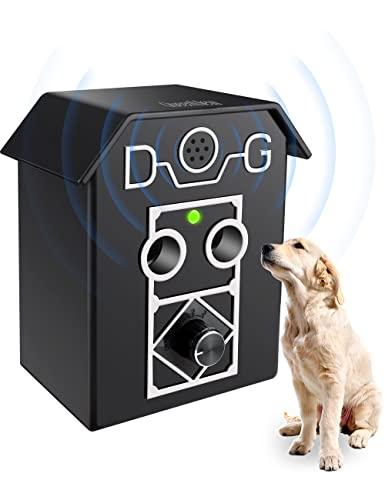 Dispositivo Antiabbaio A Ultrasuoni Per Cani - 5 Modalità Di Frequenza, 3 Portate, Batteria 1200mAh E Schermo LED