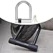 Colaxi Bike U Shape Lock Motorcycle Lock Dustproof Sturdy Stainless Steel Security Heavy Duty Waterproof Portable Bike Accessories, with 3 Keys