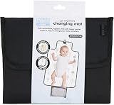 Fasciatoio in Borsetta per Bambini, Pieghevole, con Tasca Porta Pannolini, Chiusura in Velcro, Lavabile e Riutilizzabile – Con Mongolfiere