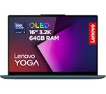 Lenovo Yoga Pro 9 16IAH10 16" Laptop (Intel Core Ultra 9 285H CPU | 120Hz 3.2K Quad HD+ Touch Screen | 64GB DDR5 RAM | 2TB NVMe SSD | GeForce RTX 5070 8GB | Windows 11 Home) - Tidal Teal