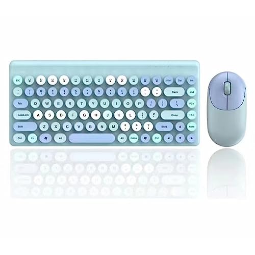 Kit de teclado y ratón de juego inalámbrico 2.4G de 86 teclas para ordenador de sobremesa